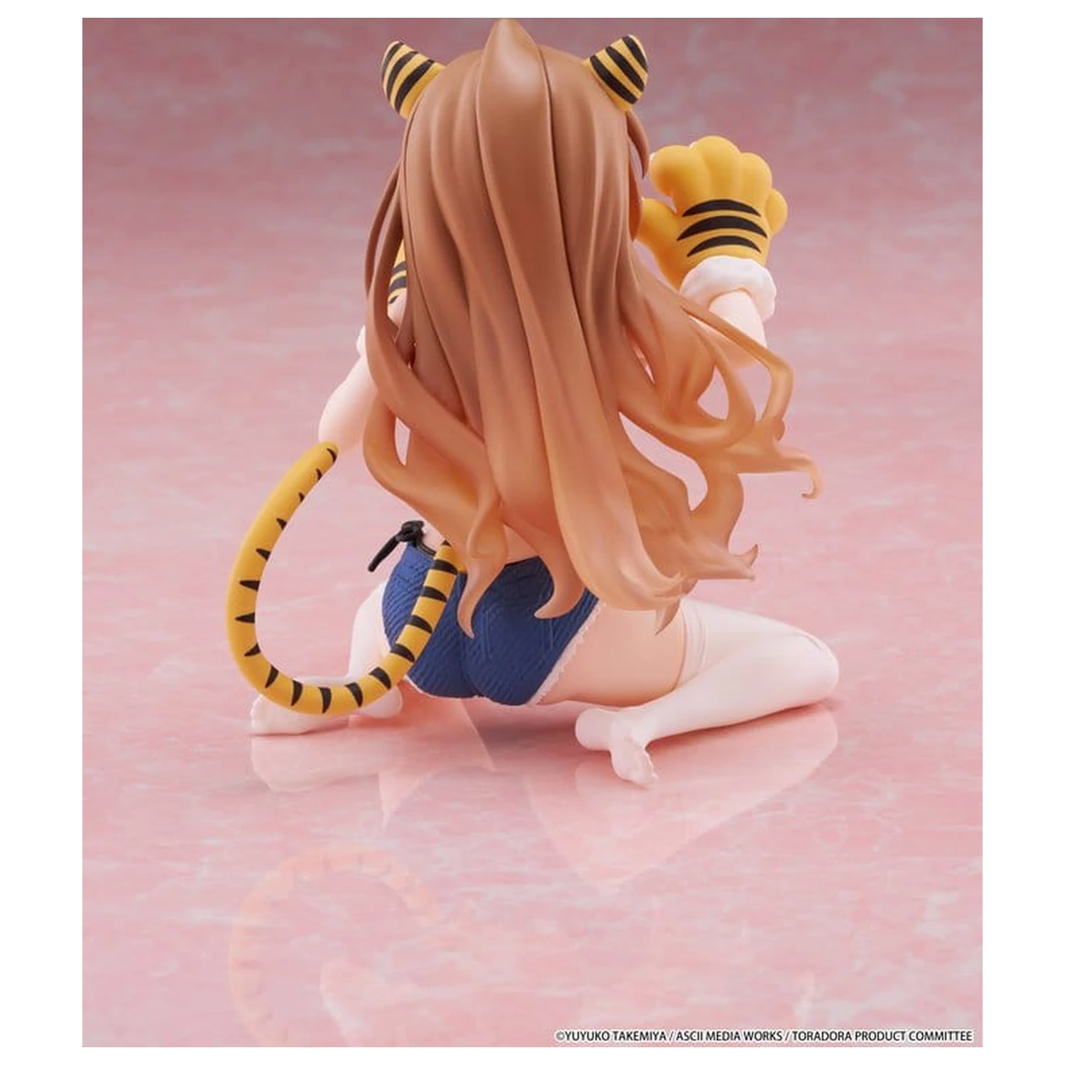 Toradora! Desktop Cute PVC Figure Taiga Aisaka (Tiger Costume Swimwear Ver.) 13 cm product photo