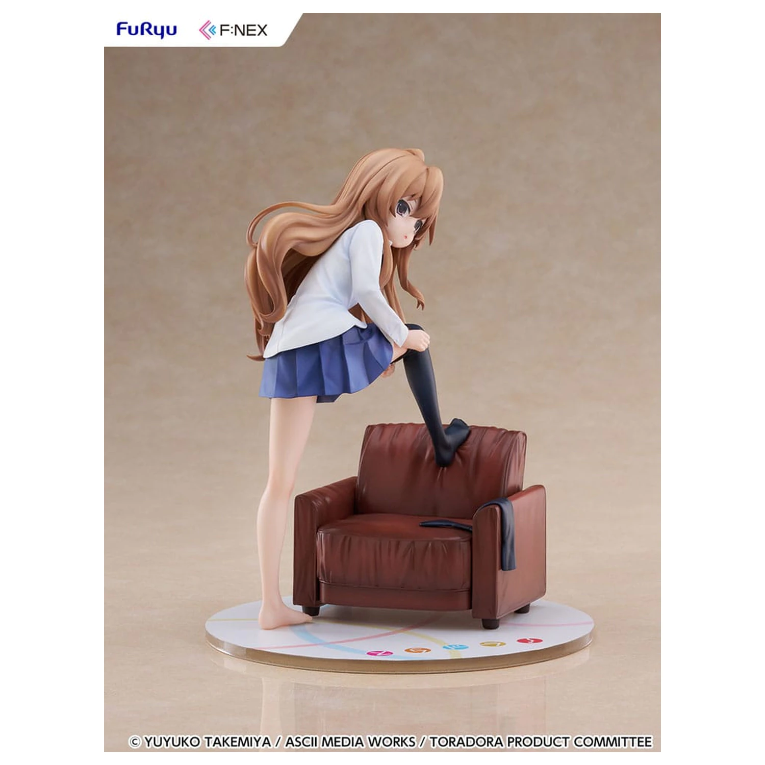 Toradora! F:NEX PVC Statue 1/7 Taiga Aisaka 18 cm   product photo