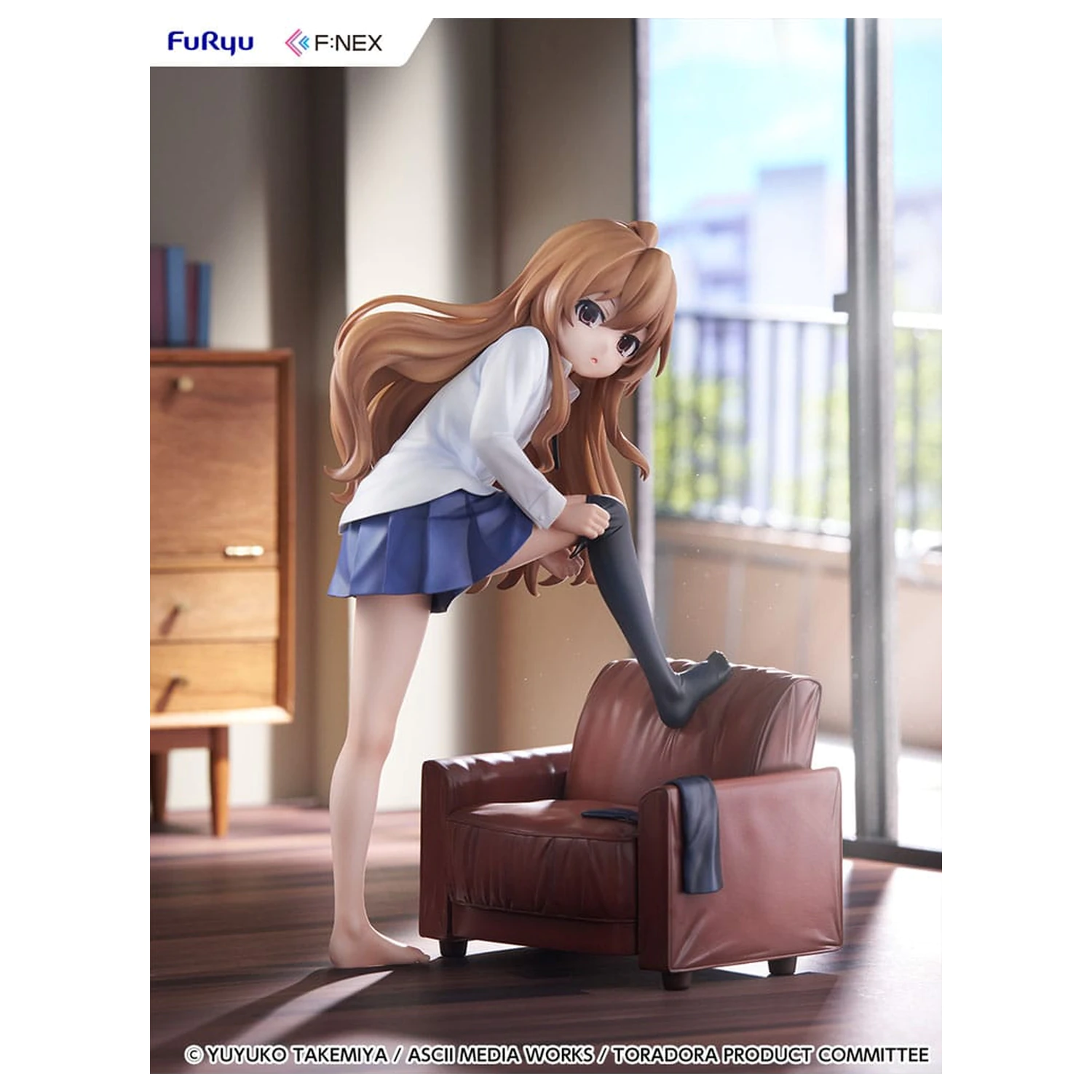 Toradora! F:NEX PVC Statue 1/7 Taiga Aisaka 18 cm   product photo