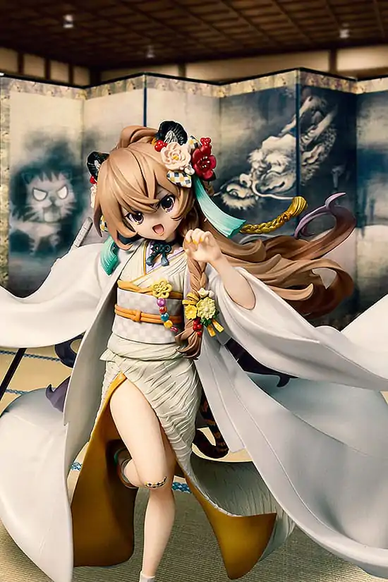 Toradora! PVC Statue Taiga Aisaka: White Kimono Ver. 22 cm termékfotó