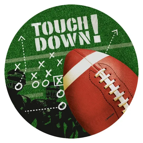 Touchdown Paper Plates, 8 Count, 22.8 cm product photo
