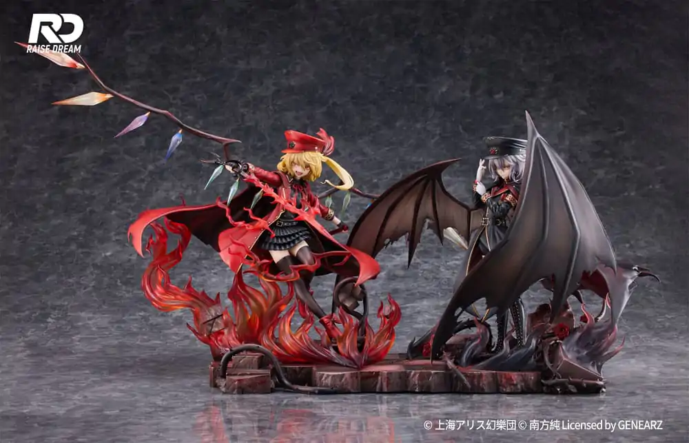 Touhou Project PVC Statue 1/6 Flandre Scarlet Military Uniform Ver. 27 cm termékfotó