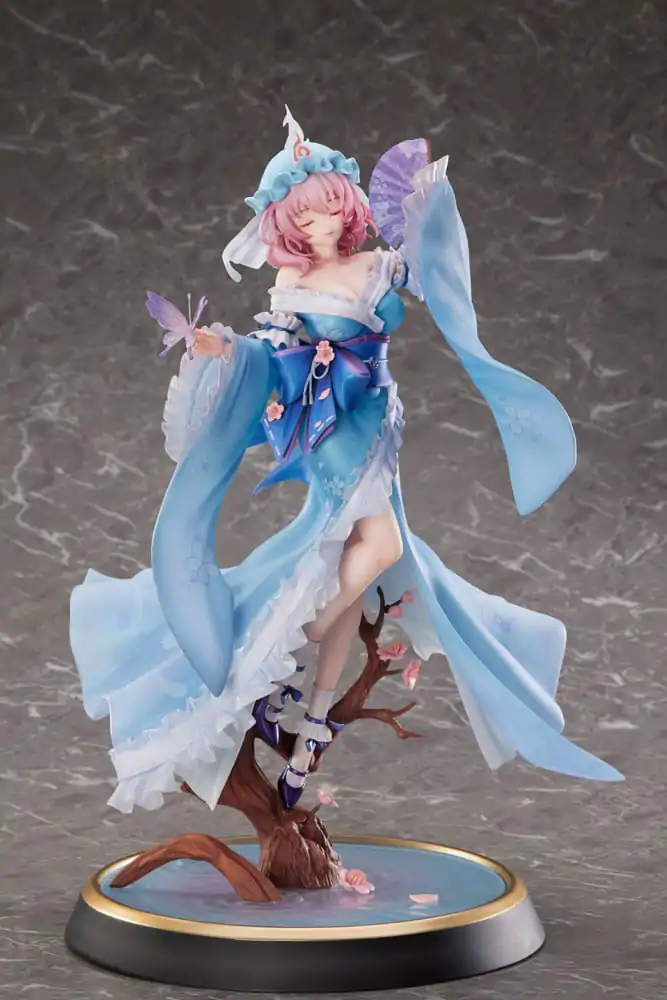 Touhou Project PVC Statue 1/6 Ghost From the Calamitous Nirvana Yuyuko Saigyouji Deluxe Edition 32 cm product photo