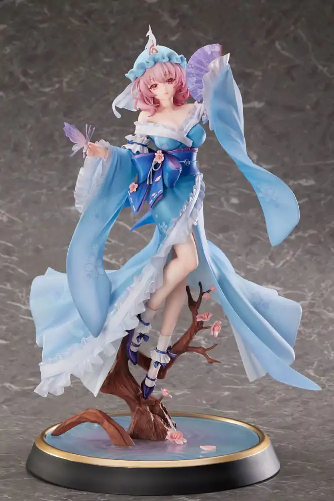 Touhou Project PVC Statue 1/6 Ghost From the Calamitous Nirvana Yuyuko Saigyouji Deluxe Edition 32 cm product photo