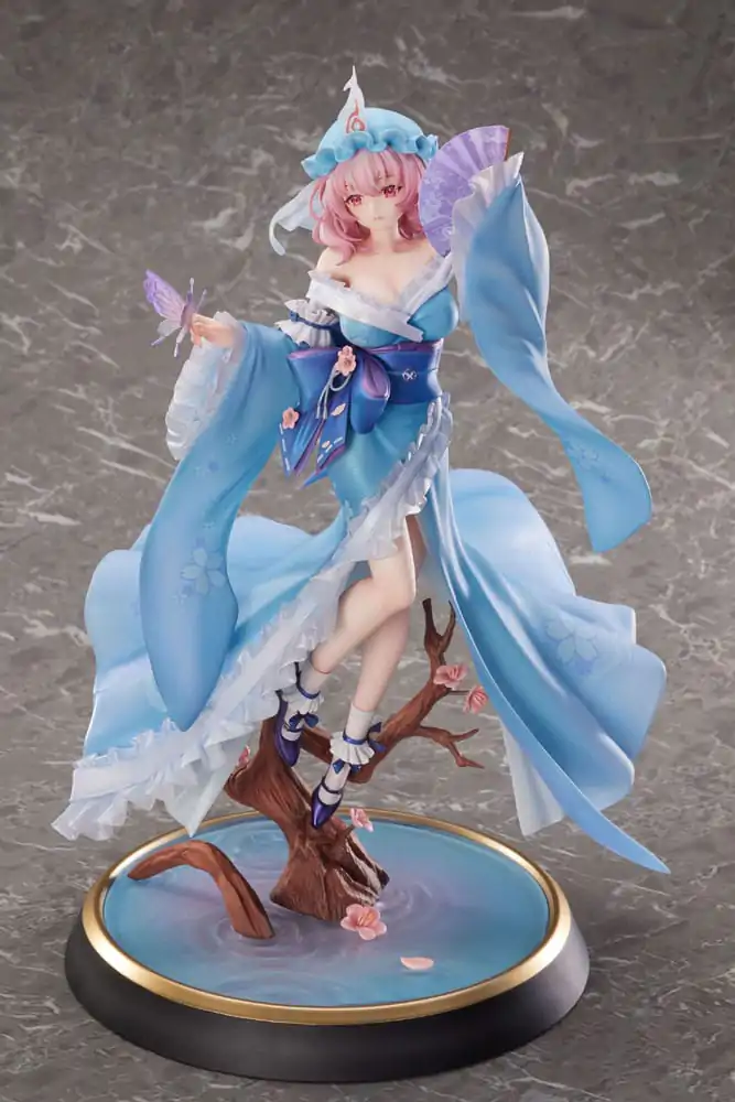 Touhou Project PVC Statue 1/6 Ghost From the Calamitous Nirvana Yuyuko Saigyouji Deluxe Edition 32 cm product photo
