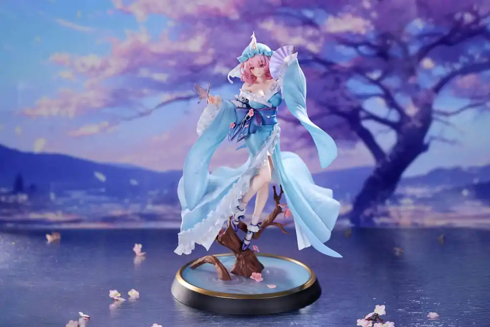 Touhou Project PVC Statue 1/6 Ghost From the Calamitous Nirvana Yuyuko Saigyouji Deluxe Edition 32 cm product photo