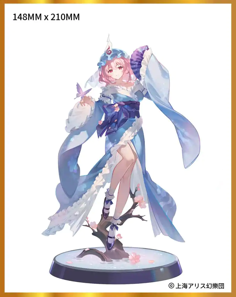 Touhou Project PVC Statue 1/6 Ghost From the Calamitous Nirvana Yuyuko Saigyouji 32 cm product photo