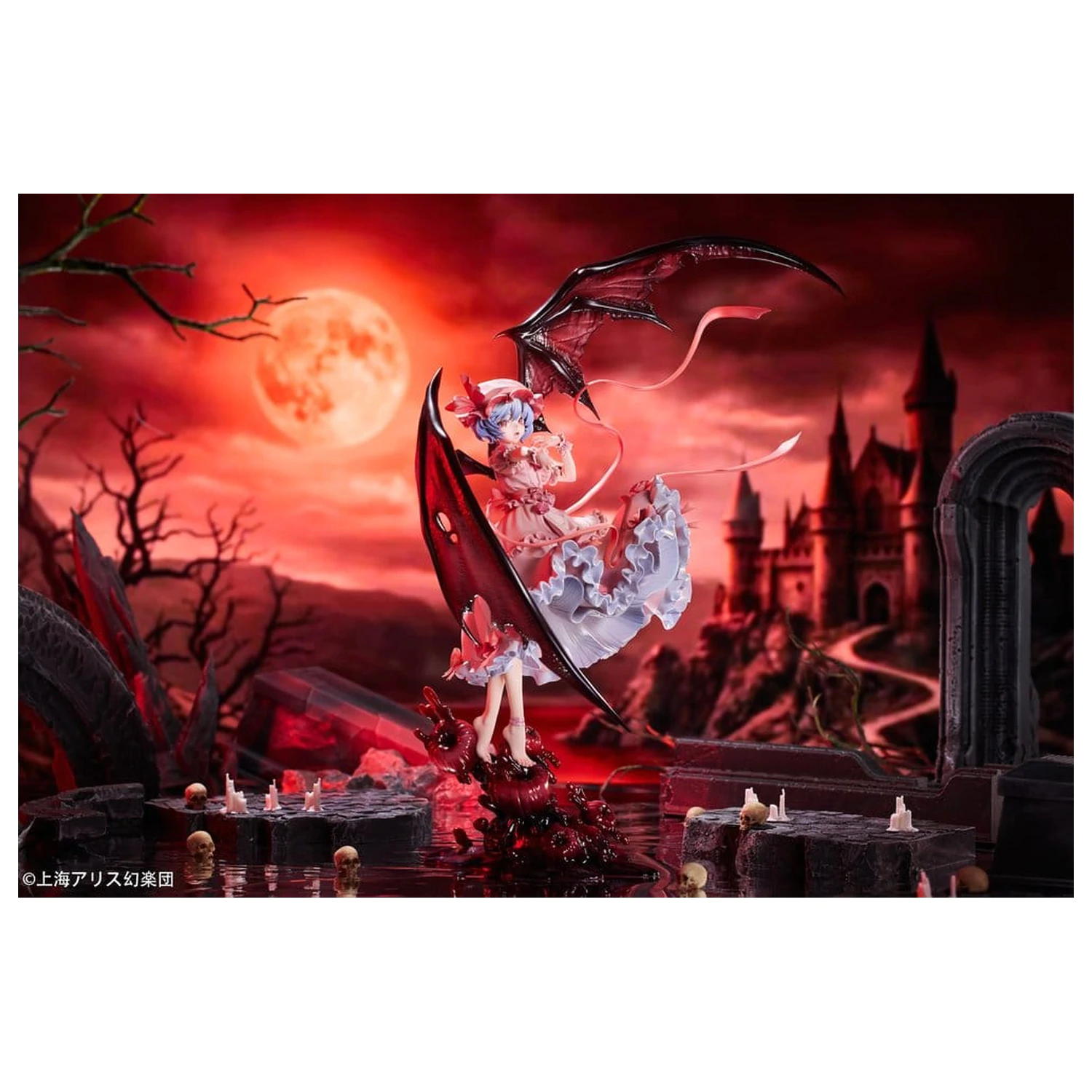 Touhou Project PVC Figure 1/7 Remilia Scarlet 38 cm product photo