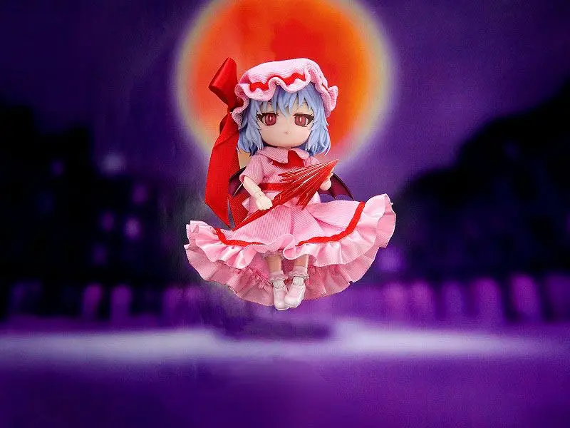 Touhou Project Chibikko Doll Action Figure Remilia Scarlet 10 cm product photo