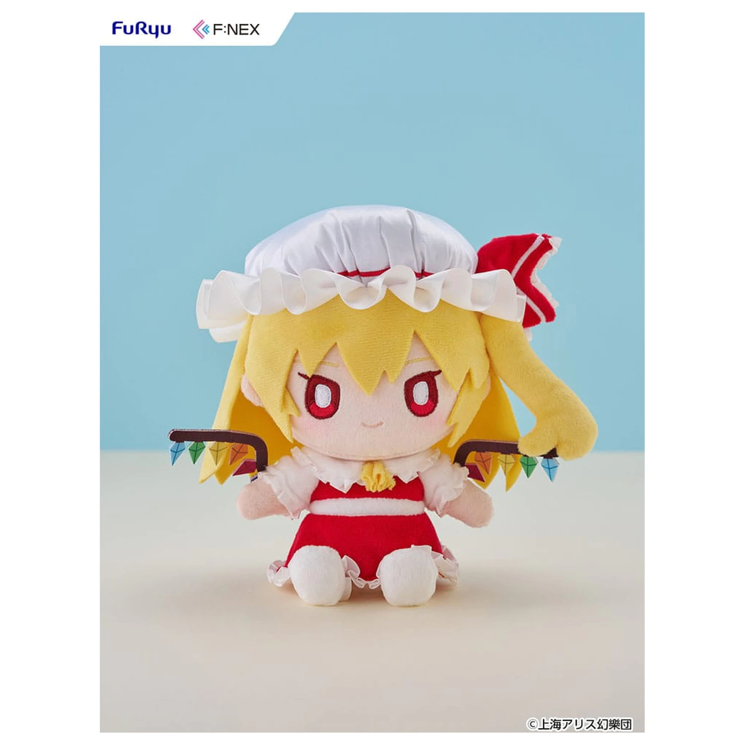 Touhou Project F:NEX HOWAHOWA Series Plush Figure Flandre Scarlet 18 cm       product photo