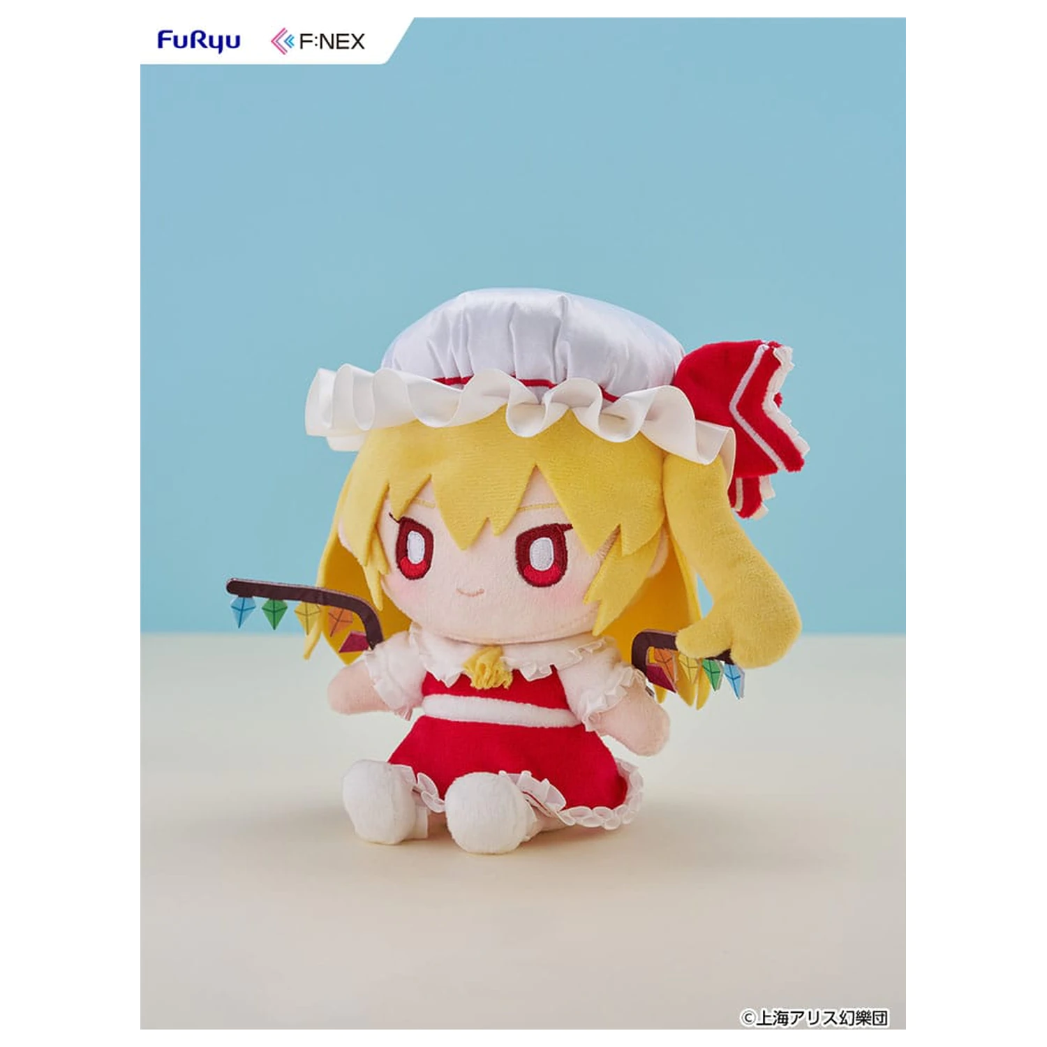 Touhou Project F:NEX HOWAHOWA Series Plush Figure Flandre Scarlet 18 cm       product photo