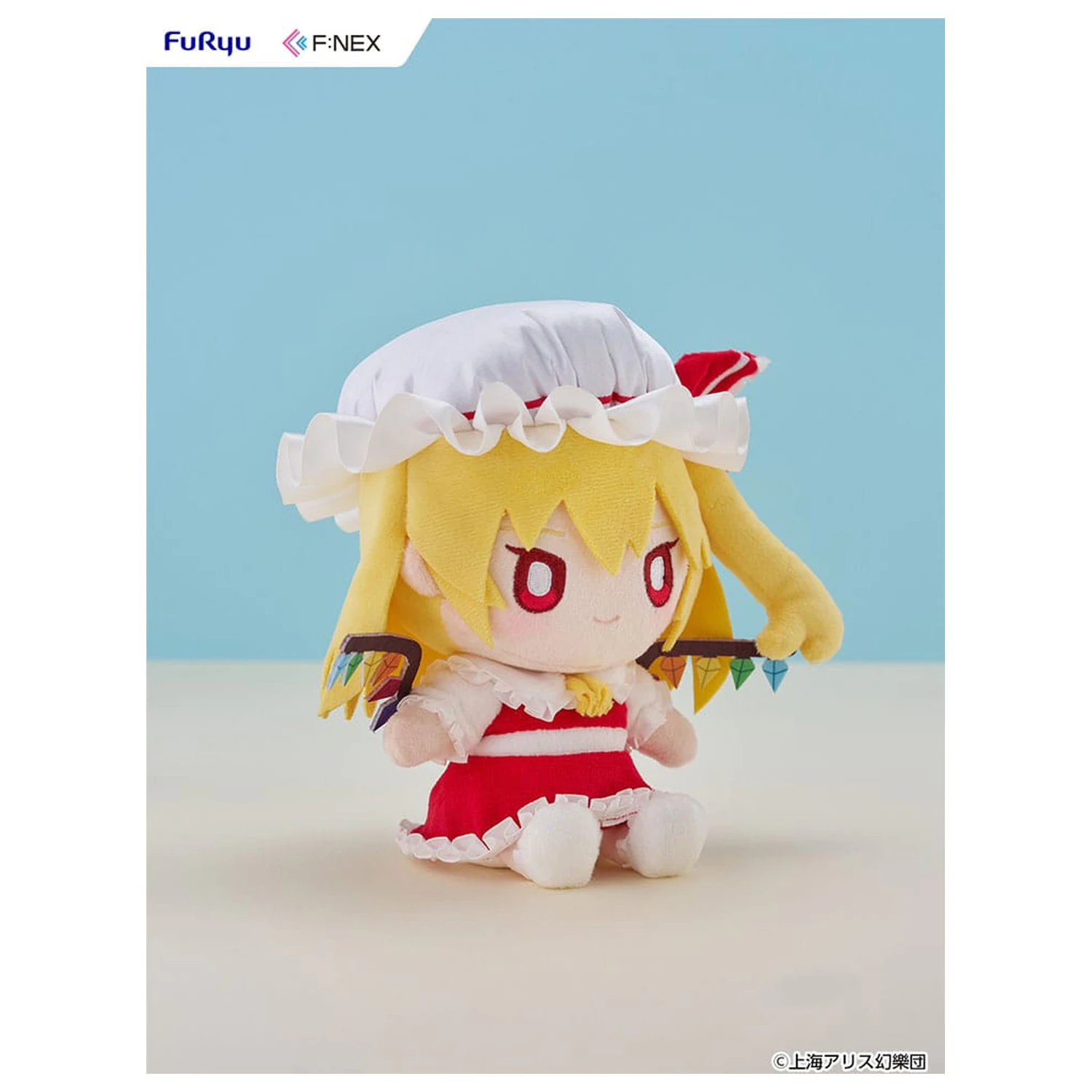 Touhou Project F:NEX HOWAHOWA Series Plush Figure Flandre Scarlet 18 cm       product photo