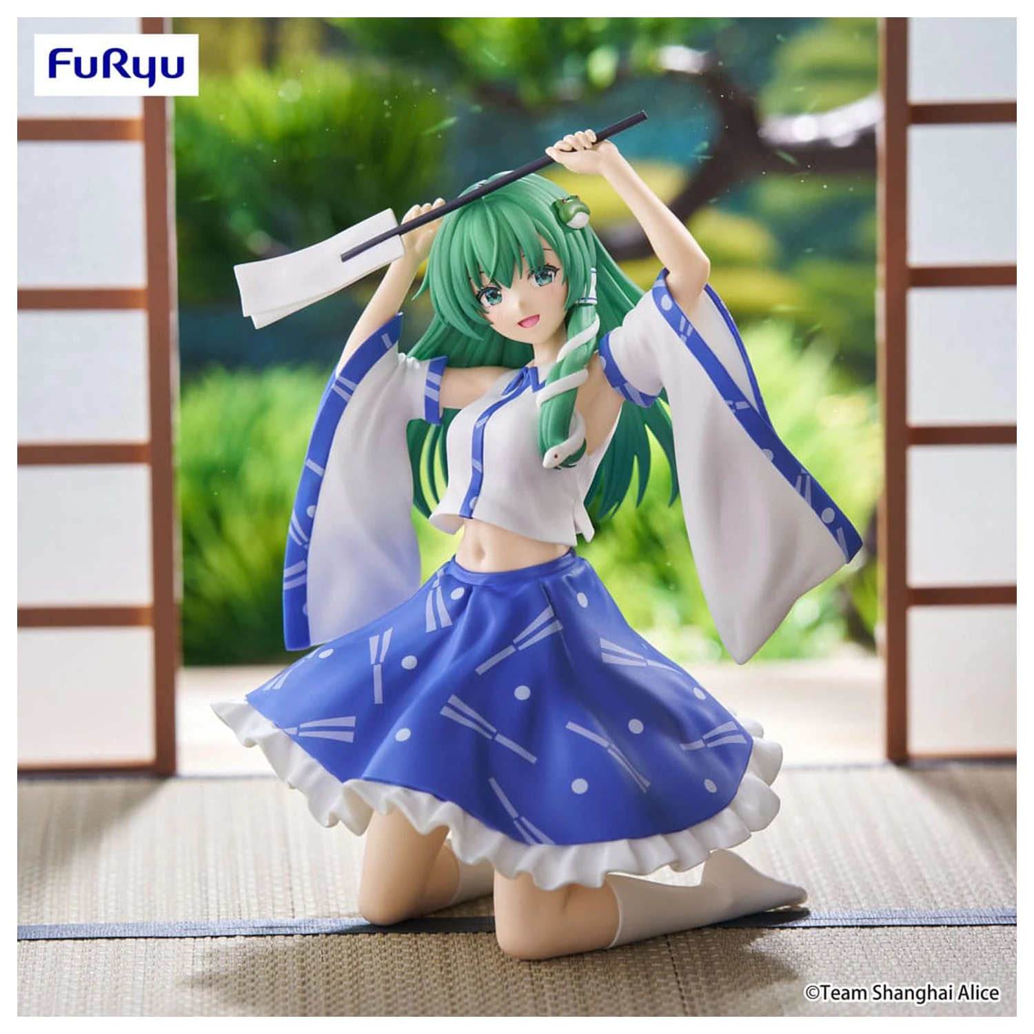 Touhou Project Noodle Stopper PVC Statue Sanae Kochiya 13 cm   product photo