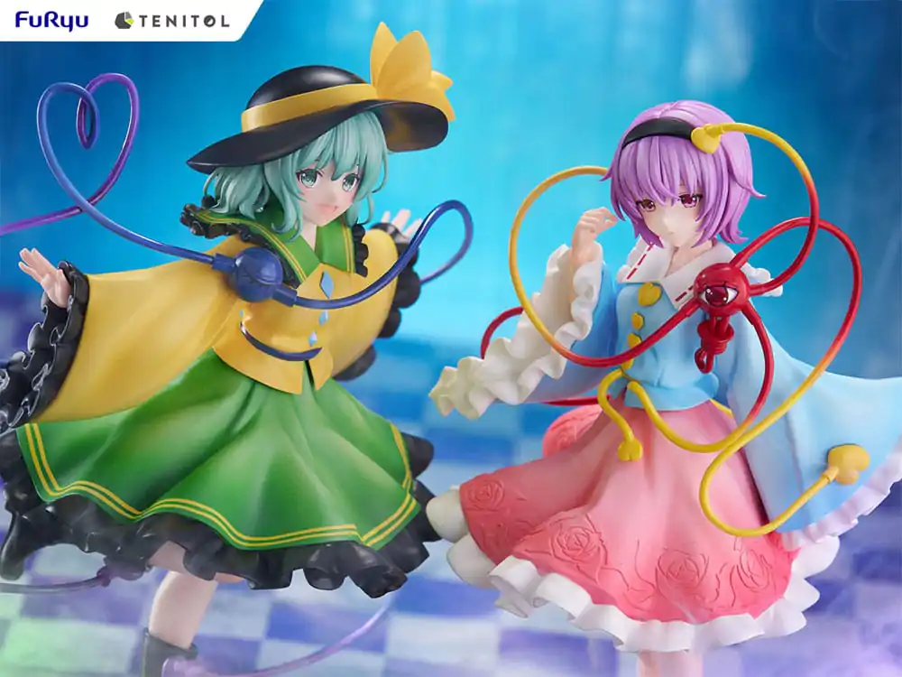 Touhou Project Tenitol PVC Statue Koishi Komeiji & Satori Komeiji 22 cm termékfotó