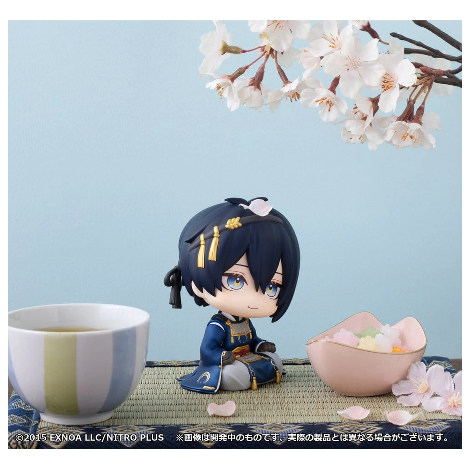 Touken Ranbu-ONLINE Look Up PVC Figure Munechika Mikazuki 11 cm product photo