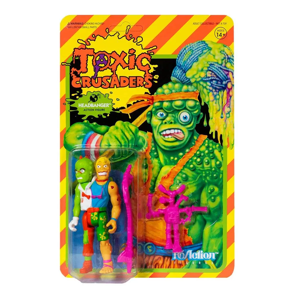 Toxic Crusaders ReAction Action Figure Wave 1 Headbanger 10 cm product photo