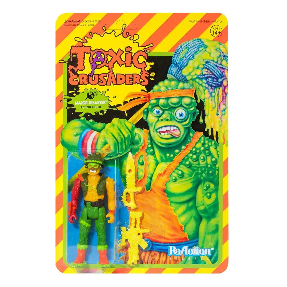 Toxic Crusaders ReAction Action Figure Wave 1 Major Disaster 10 cm product photo