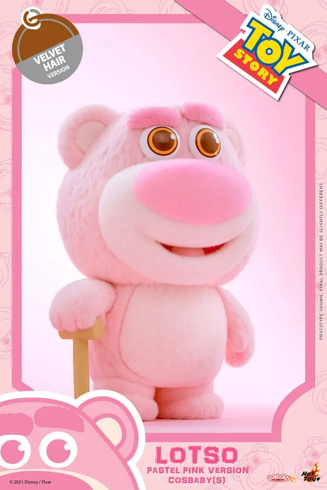 Toy Story 3 Cosbaby (S) Mini Figure Lotso (Pastel Pink Version) 10 cm termékfotó