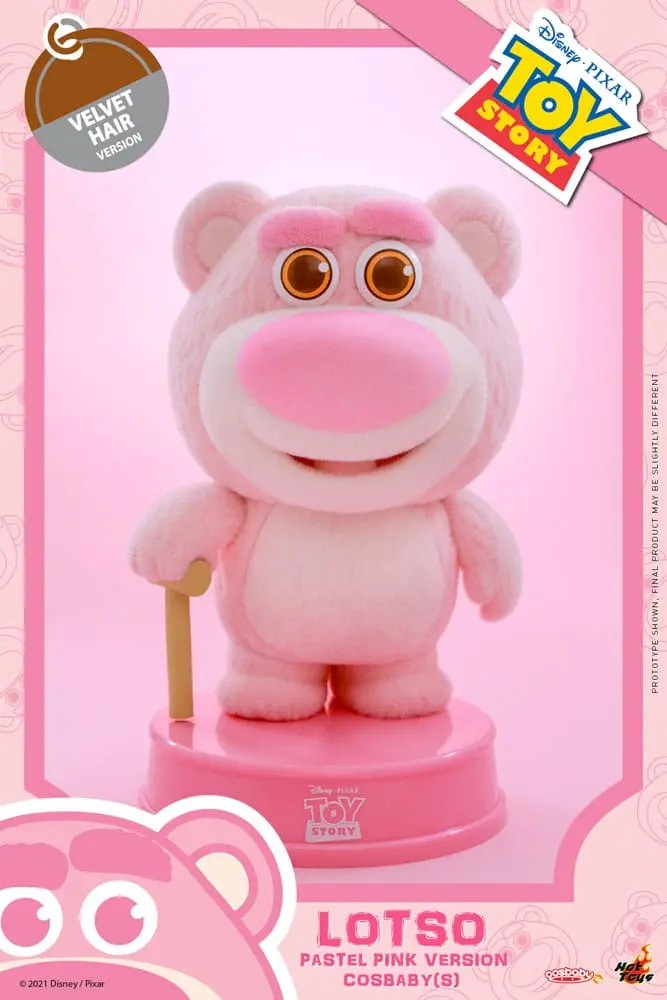 Toy Story 3 Cosbaby (S) Mini Figure Lotso (Pastel Pink Version) 10 cm termékfotó