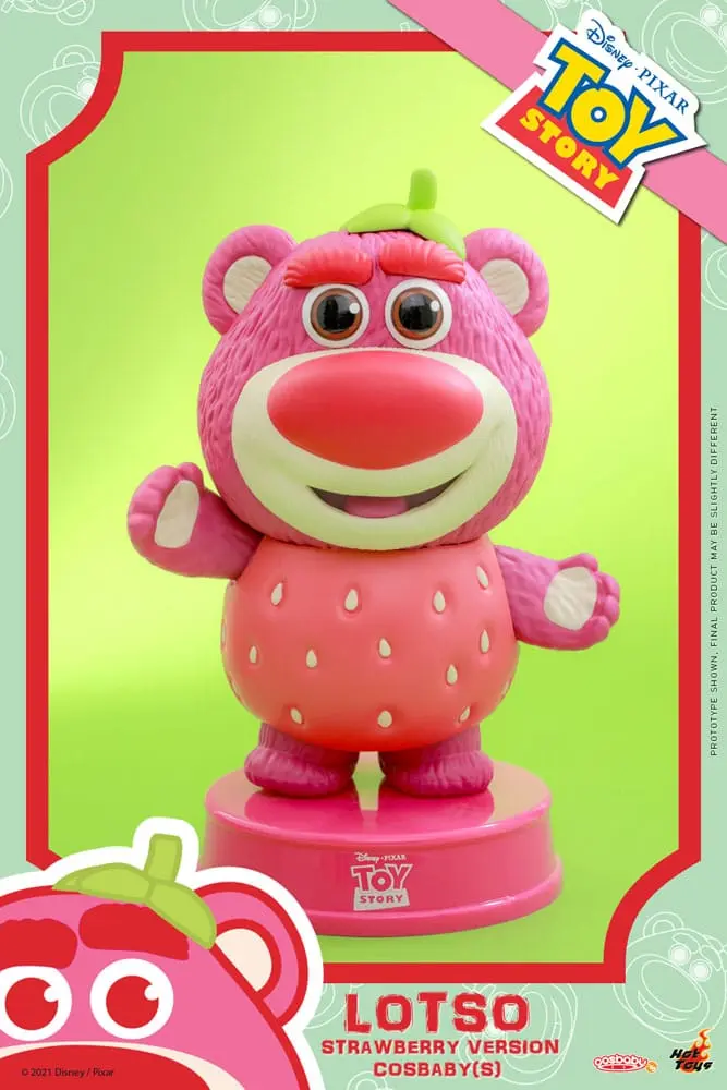 Toy Story 3 Cosbaby (S) Mini Figure Lotso (Strawberry Version) 10 cm termékfotó