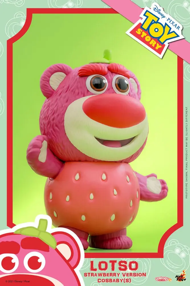 Toy Story 3 Cosbaby (S) Mini Figure Lotso (Strawberry Version) 10 cm termékfotó