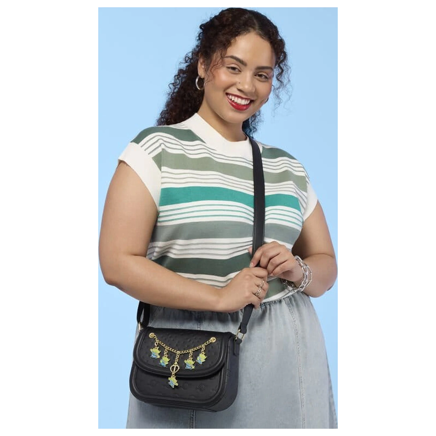 Toy Story 5 Aliens Charm Crossbody Bag product photo