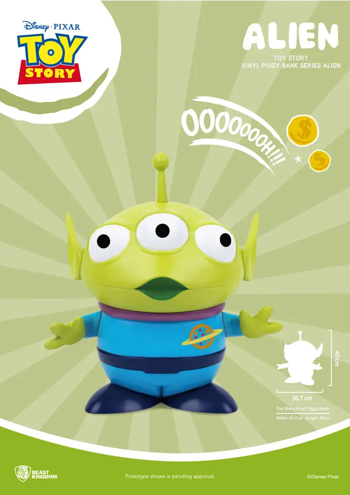Toy Story Piggy Vinyl Bank Alien 40 cm product photo