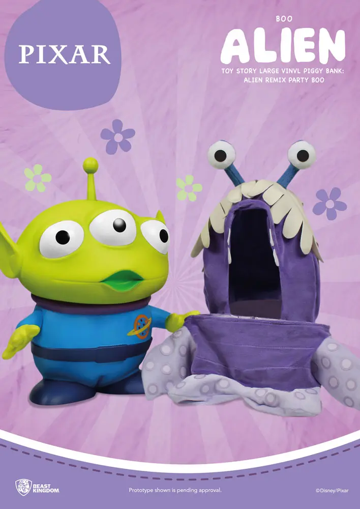 Toy Story Piggy Vinyl Bank Alien Remix Party Boo 40 cm product photo
