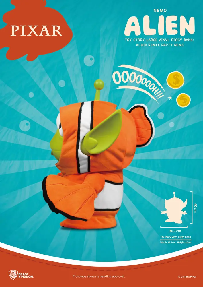 Toy Story Piggy Vinyl Bank Alien Remix Party Nemo 40 cm product photo