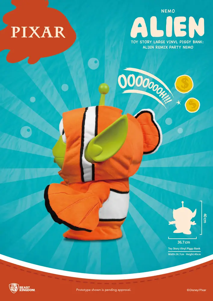 Toy Story Piggy Vinyl Bank Alien Remix Party Nemo 40 cm product photo