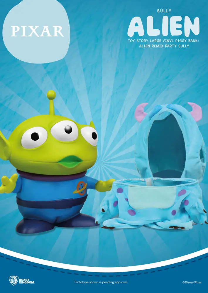 Toy Story Piggy Vinyl Bank Alien Remix Party Sully 40 cm product photo