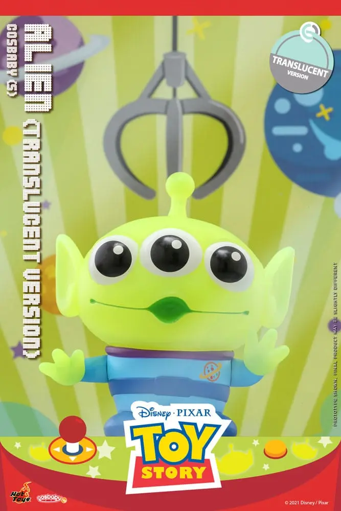 Toy Story Cosbaby (S) Mini Figure Alien (Translucent Version) 10 cm product photo