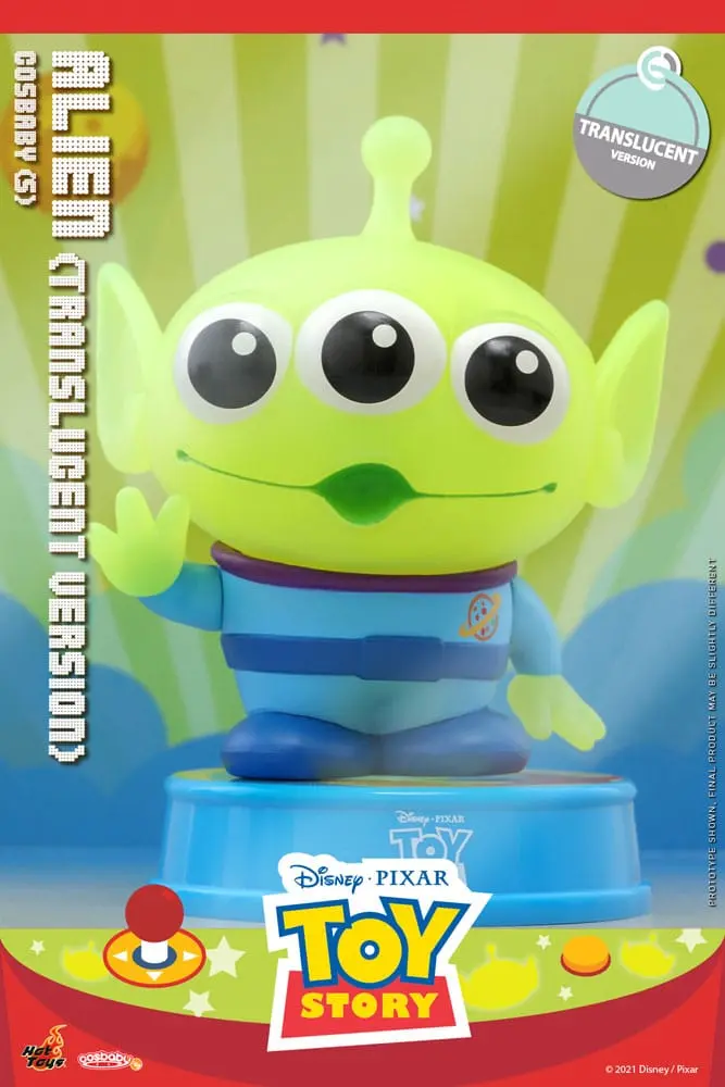 Toy Story Cosbaby (S) Mini Figure Alien (Translucent Version) 10 cm product photo