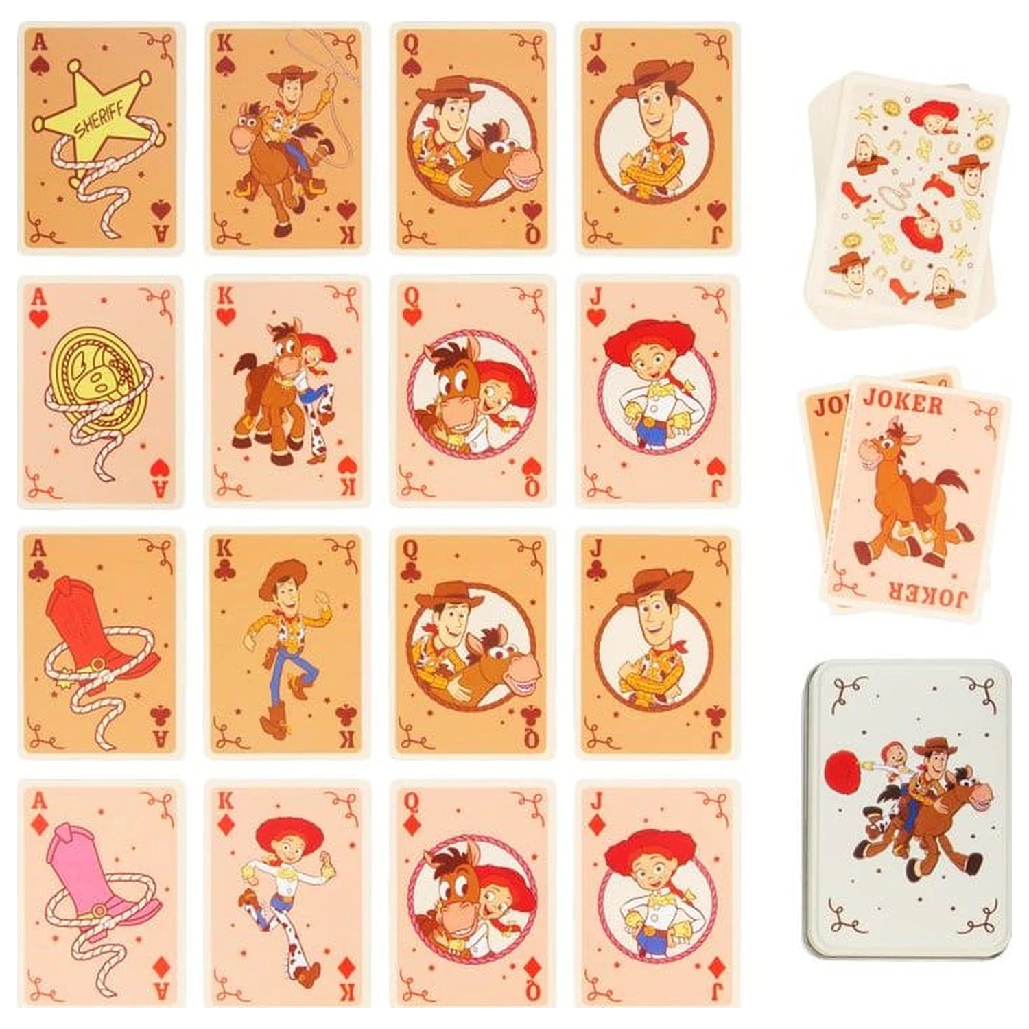 Toy Story Playing Cards Cowboy in a Tin product photo