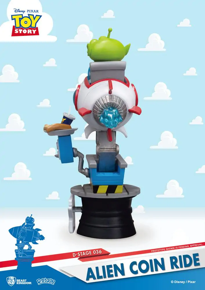 Toy Story D-Stage PVC Diorama Alien Coin Ride 15 cm product photo