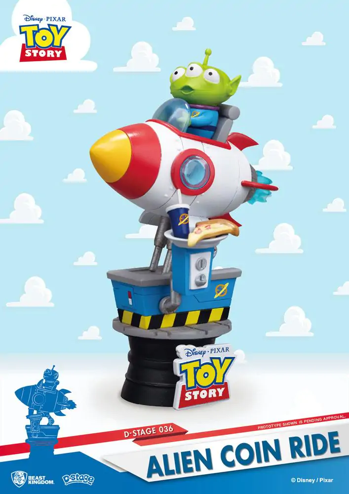Toy Story D-Stage PVC Diorama Alien Coin Ride 15 cm product photo