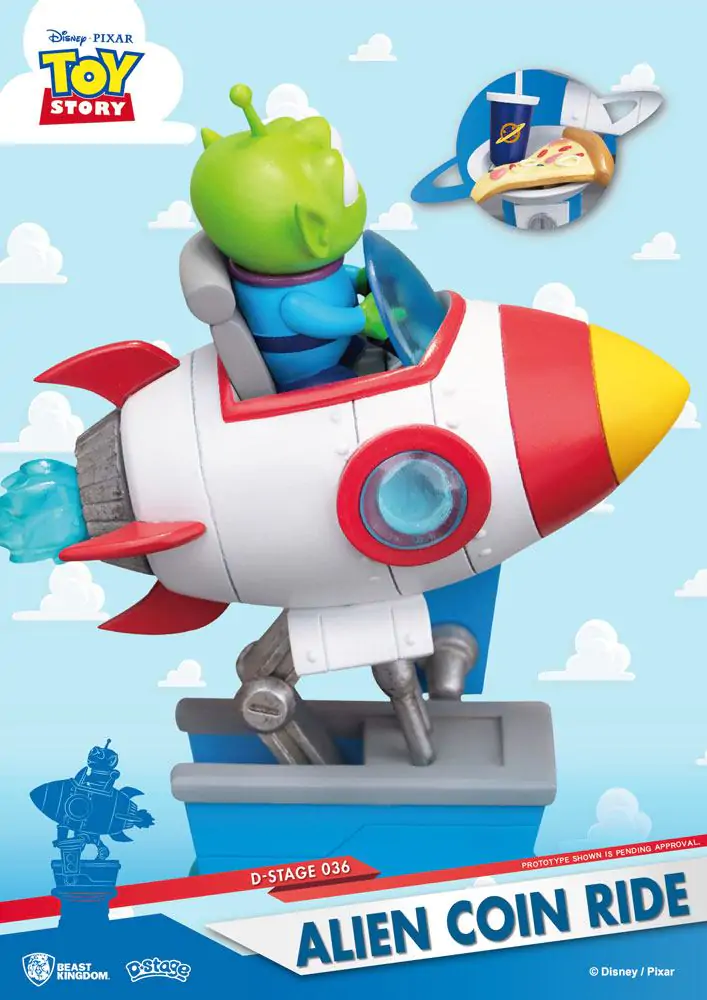 Toy Story D-Stage PVC Diorama Alien Coin Ride 15 cm product photo