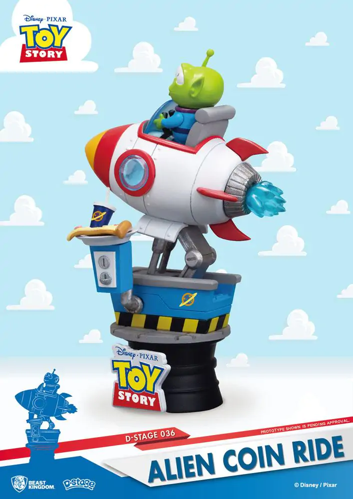 Toy Story D-Stage PVC Diorama Alien Coin Ride 15 cm product photo