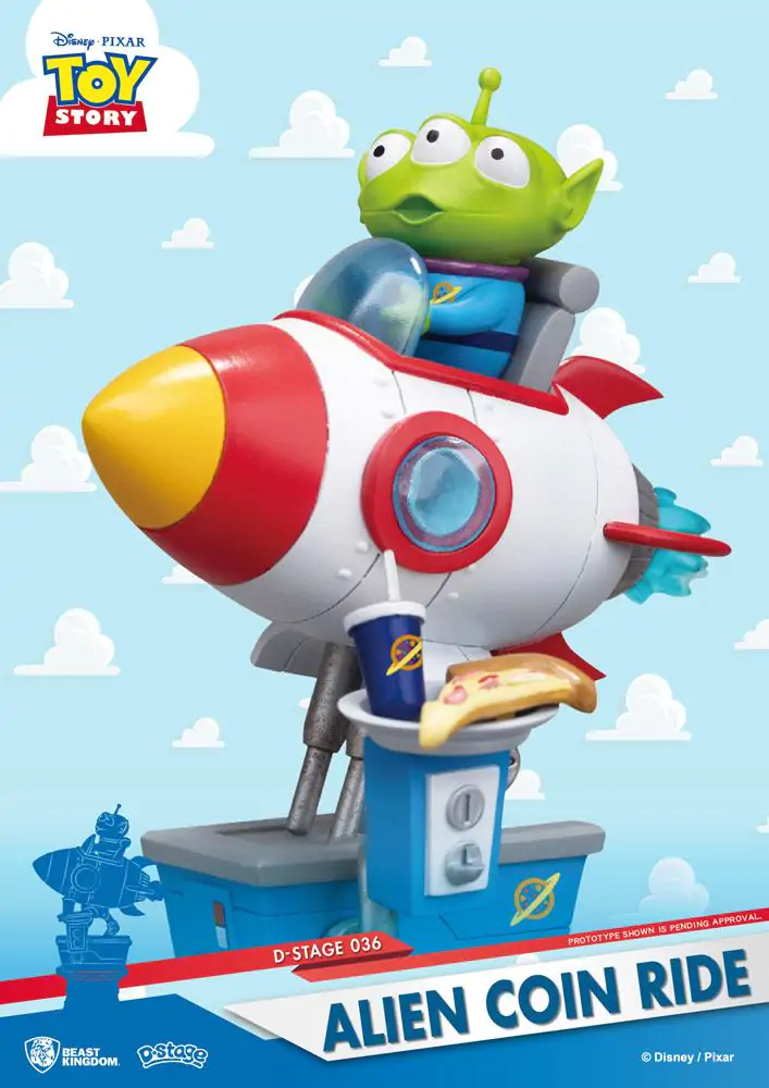 Toy Story D-Stage PVC Diorama Alien Coin Ride 15 cm product photo