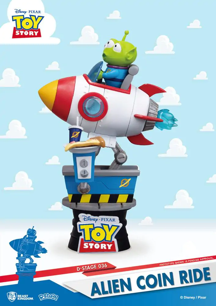 Toy Story D-Stage PVC Diorama Alien Coin Ride 15 cm product photo