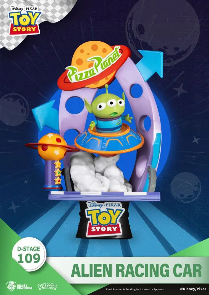Toy Story D-Stage PVC Diorama Alien Racing Car 15 cm product photo
