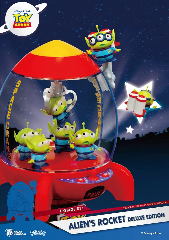 Toy Story D-Stage PVC Diorama Alien&#039;s Rocket Deluxe Edition 15 cm product photo