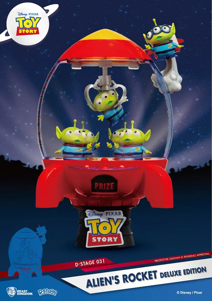 Toy Story D-Stage PVC Diorama Alien&#039;s Rocket Deluxe Edition 15 cm product photo