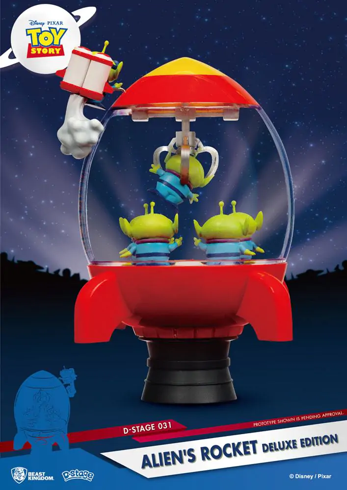 Toy Story D-Stage PVC Diorama Alien&#039;s Rocket Deluxe Edition 15 cm product photo