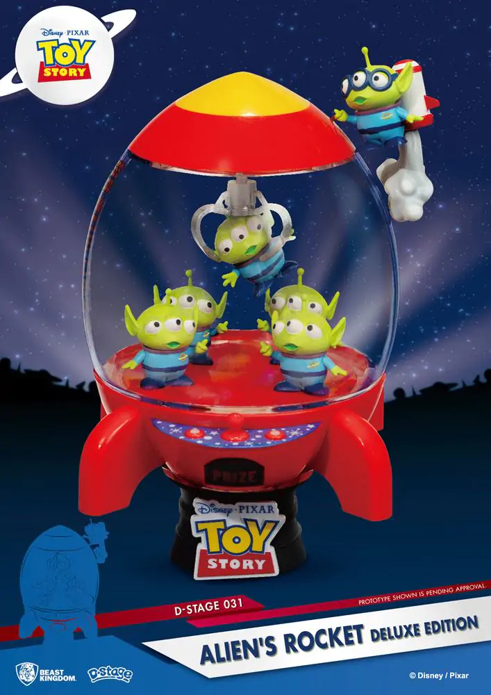 Toy Story D-Stage PVC Diorama Alien&#039;s Rocket Deluxe Edition 15 cm product photo