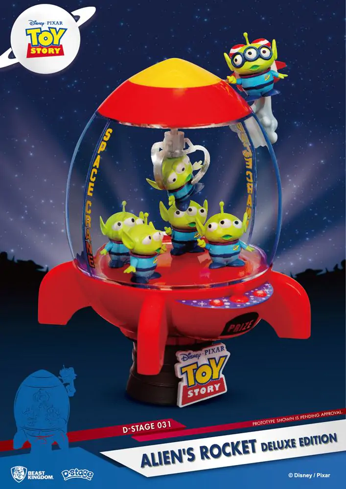 Toy Story D-Stage PVC Diorama Alien&#039;s Rocket Deluxe Edition 15 cm product photo