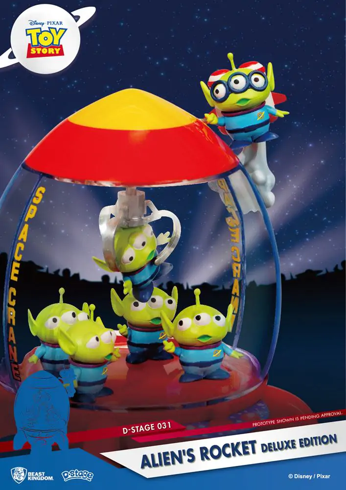 Toy Story D-Stage PVC Diorama Alien&#039;s Rocket Deluxe Edition 15 cm product photo