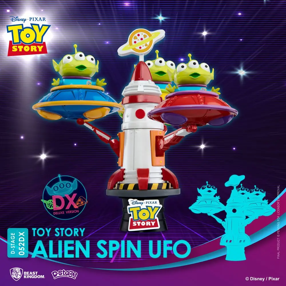 Toy Story D-Stage PVC Diorama Alien Spin Ufo 16 cm product photo