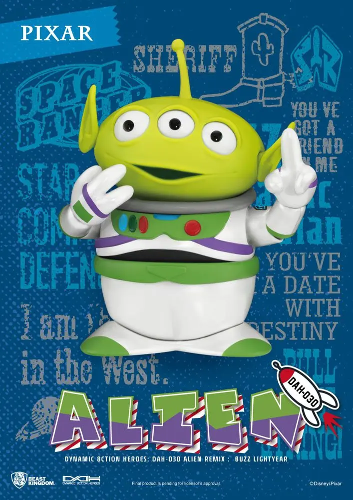Toy Story Dynamic 8ction Heroes Action Figure Alien Remix Buzz Lightyear 16 cm product photo