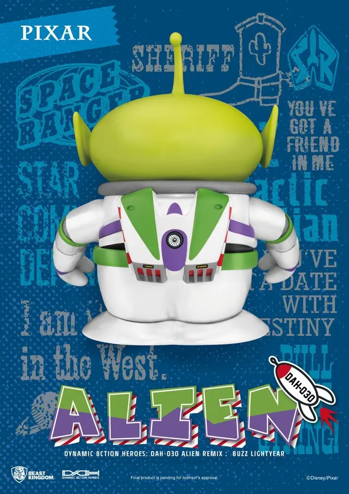 Toy Story Dynamic 8ction Heroes Action Figure Alien Remix Buzz Lightyear 16 cm product photo